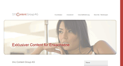 Desktop Screenshot of contentgroup.ch