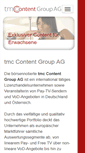 Mobile Screenshot of contentgroup.ch